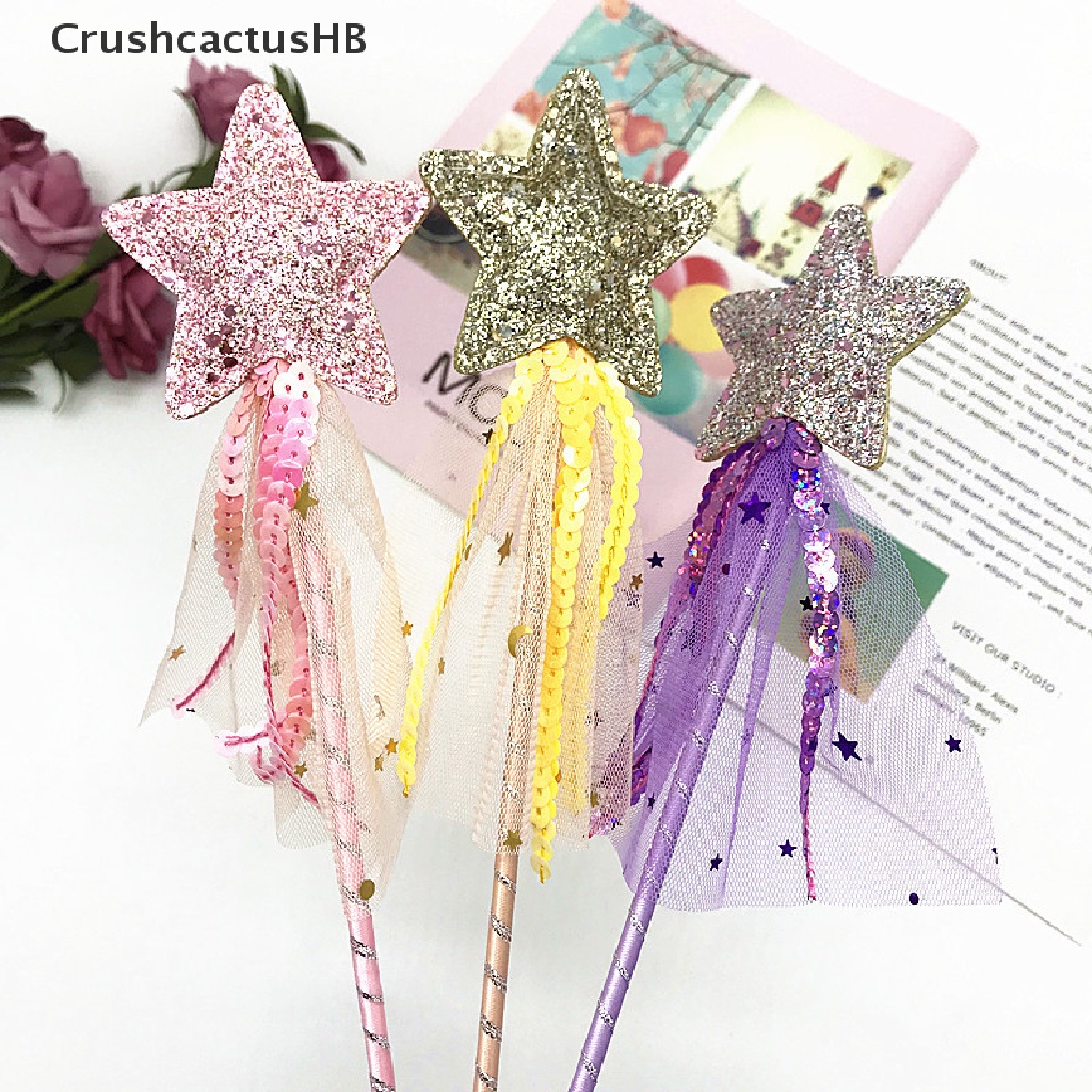 [CrushcactusHB] Bán Chạy Năm Cây Đũa Thần Ngôi Sao Năm Cánh Dễ Thương Làm Quà Tặng Sinh Nhật Cho Bé