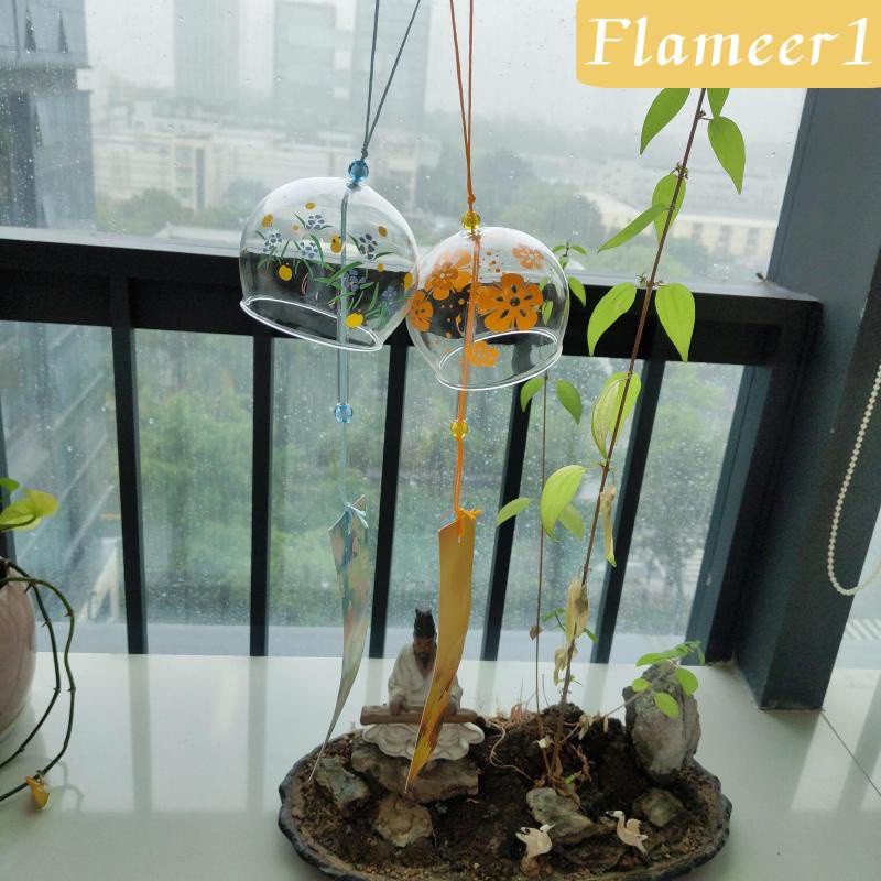 Chuông Gió Bằng Kính Kiểu Nhật Bản Dùng Trang Trí Nhà Cửa 1