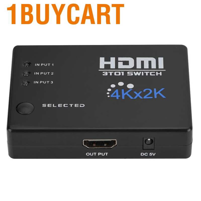 Đầu chuyển đổi HDMI 4K 3 sang 1 2.97Gbps xuất âm thanh 4K*2K chất lượng cao