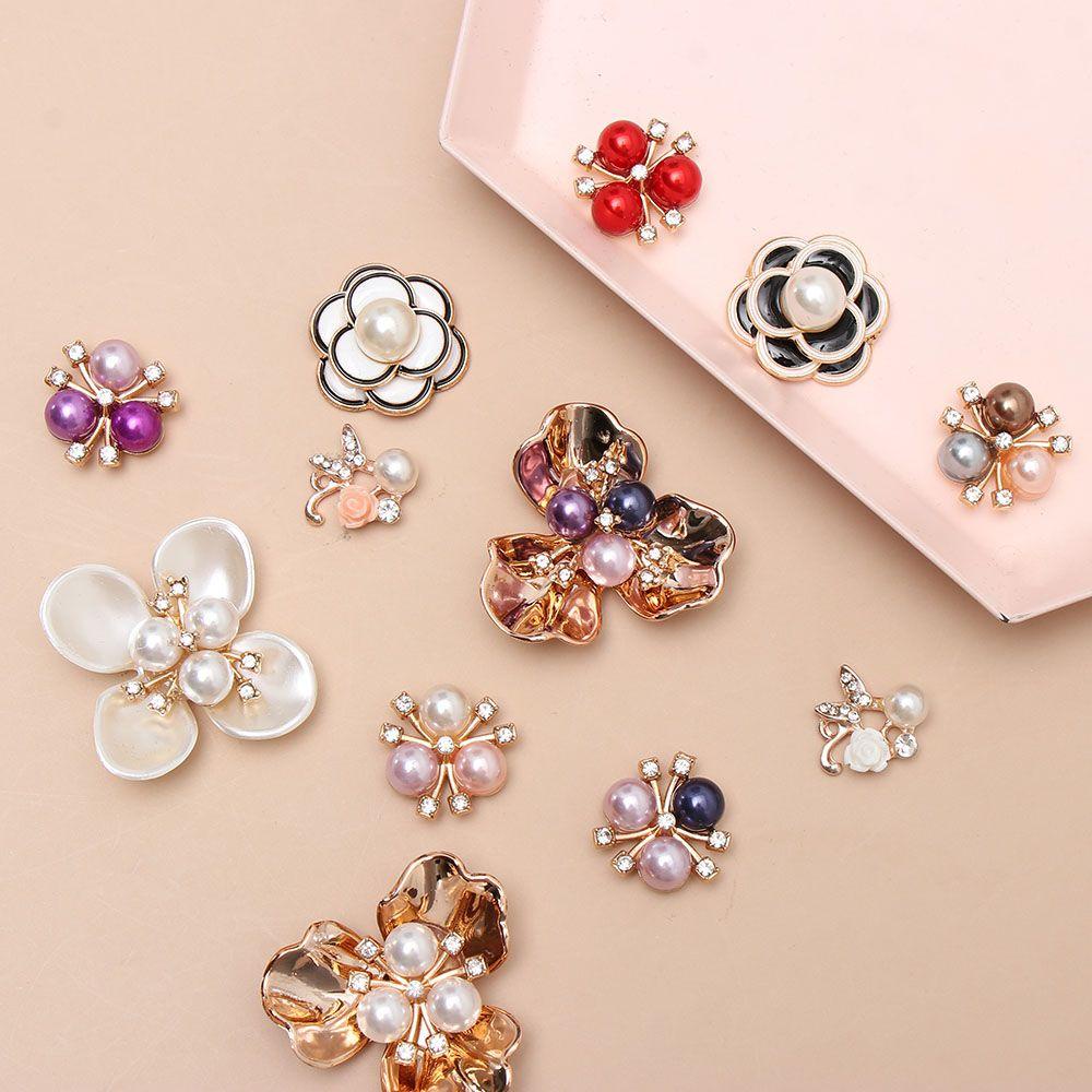 SUYO Bộ 10 Nút Áo Hình Hoa Xinh Xắn