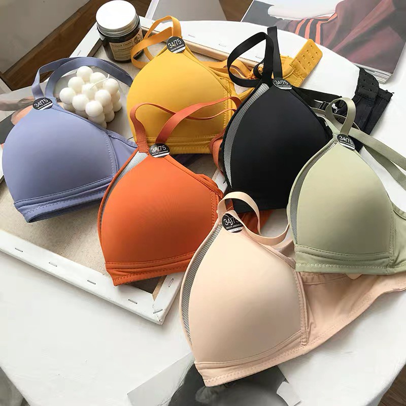 Áo ngực nữ đúc su đệm mỏng mút dày cao cấp KIMCHIBIKINI bra thái quả ngang không gọng nâng ngực̉ gợi cảm sexy AL026