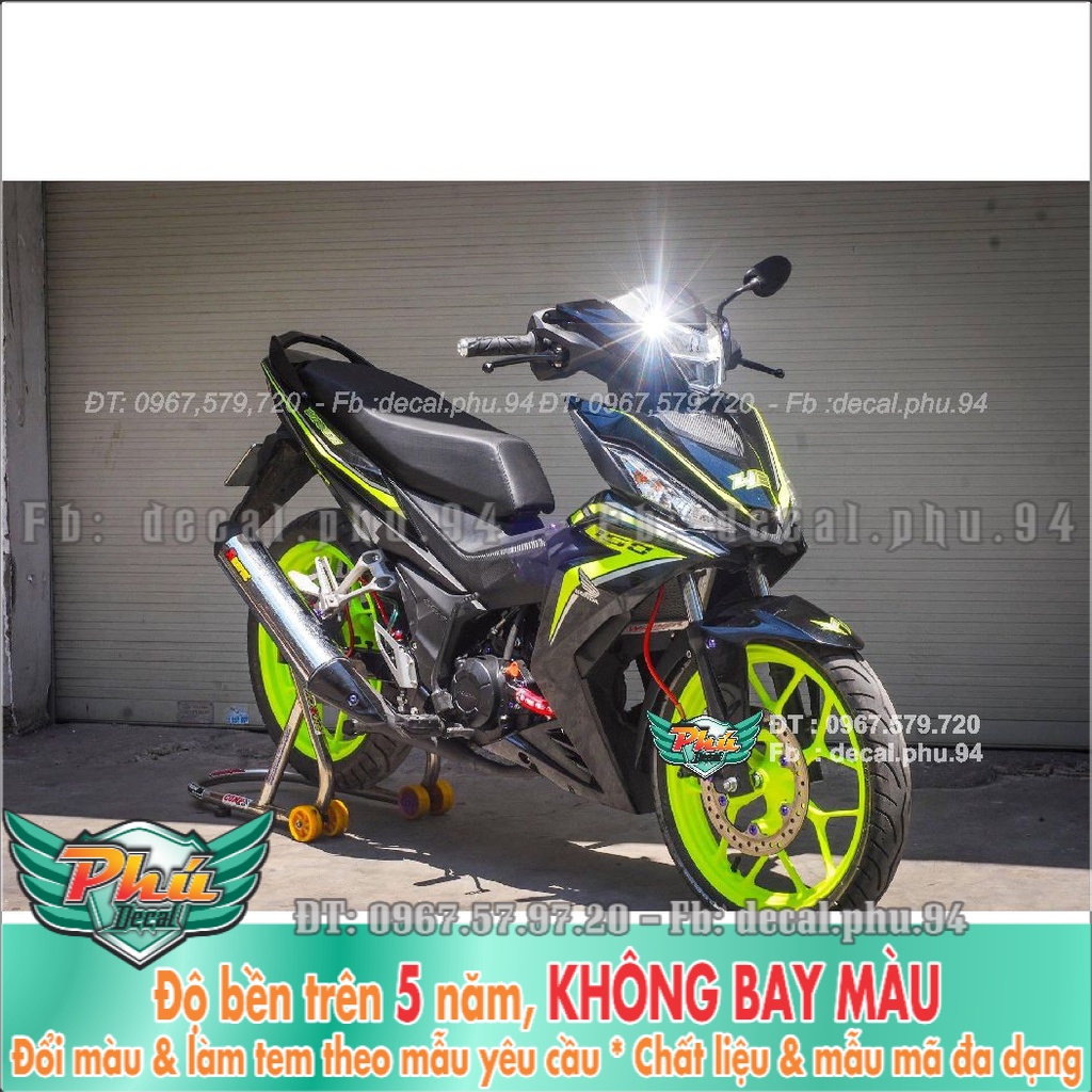 Tem Rời Winner đen chỉ xanh lá (K)