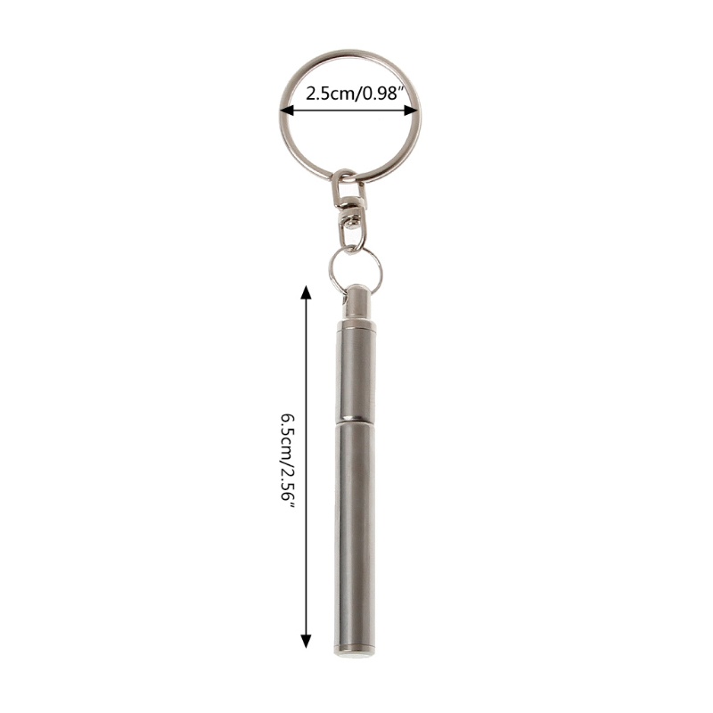 Bút Bi Mojito Bằng Thép Không Gỉ Có Móc Khóa