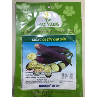 Hạt giống Cà tím 1g
