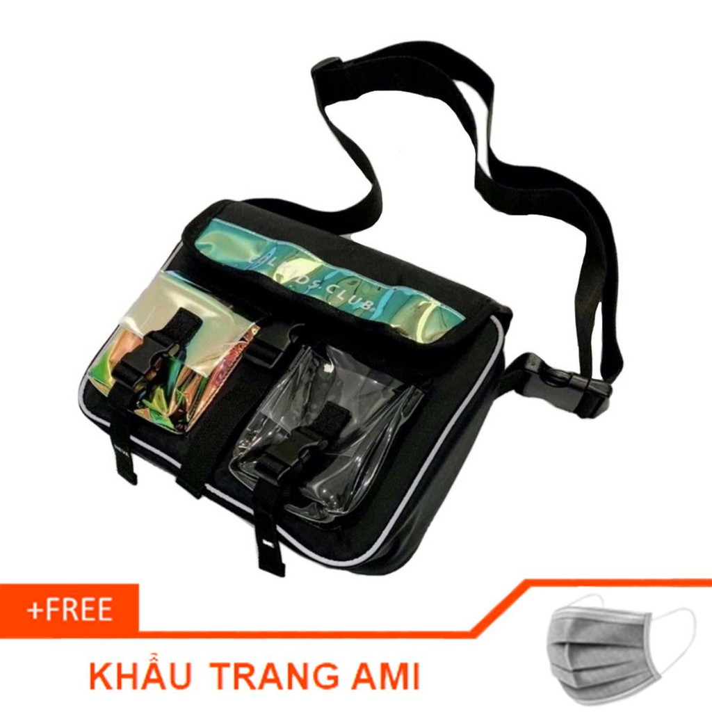 Túi đeo chéo Coldkid Club phản quang nam, nữ 291CND