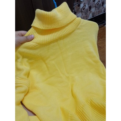 áo len ulzzang áo len nữ đẹp dáng rộng dài vàng trắng be cao cổ dày cổ lọ kiểu hàn quốc | BigBuy360 - bigbuy360.vn