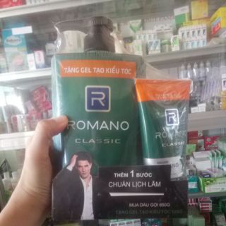 Dầu gội đầu Romano 650g tặng kèm