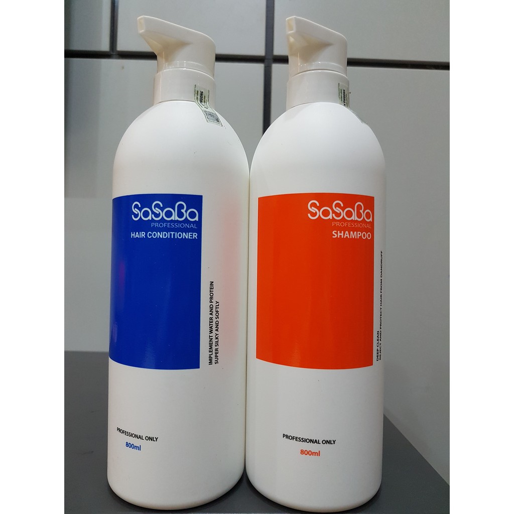 LẺ DẦU GỘI HOẶC HOÀN HÌNH SASABA PLUS MẪU MỚI 2019 500ML - 800ML