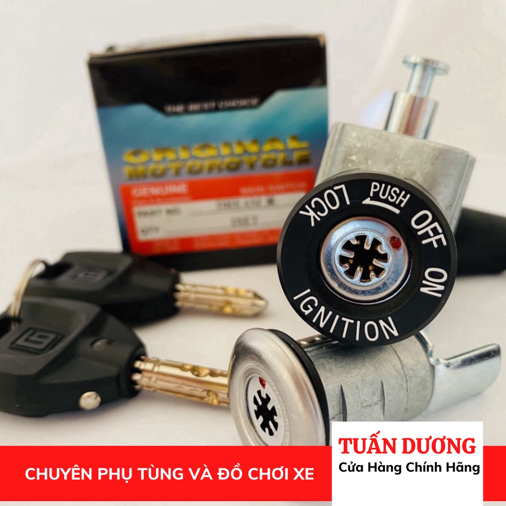 Khóa 8 Cạnh Xe Máy DREAM/ WAVE CỰC AN TOÀN - Ổ Khóa Lắp Dream Wave Và Các Dòng Xe Tương Tự [FREESHIP]