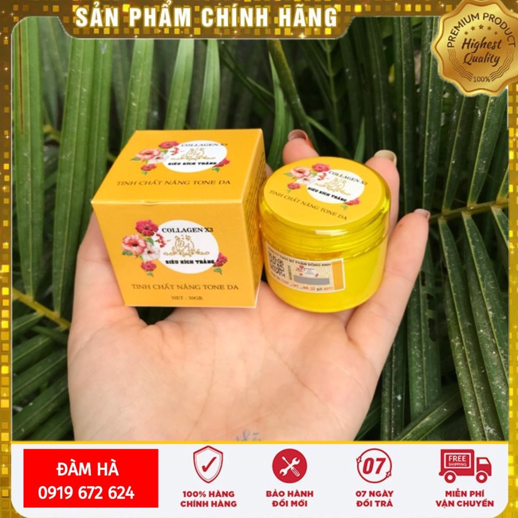 Kích trắng collagen x3