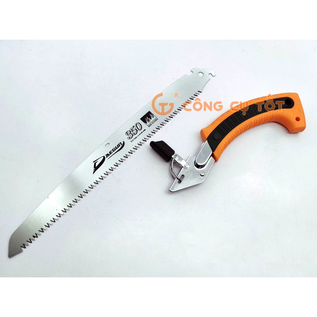 Cưa cành thẳng 350mm lưỡi thép SK4  DAEGUN DG351V Hàn Quốc