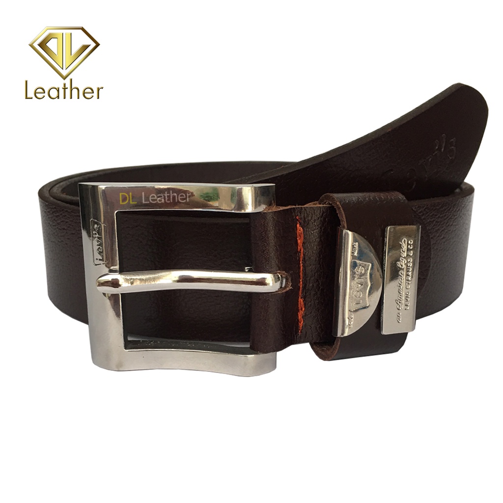 Dây Nịt/Thắt Lưng Nam Da Bò Khóa Inox DL Leather - DL01.1