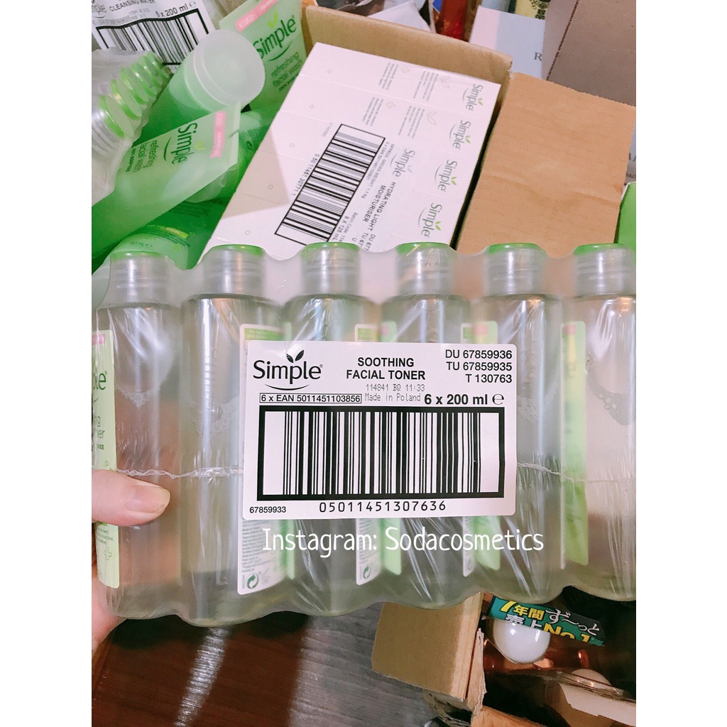 Nước Hoa Hồng Simple Soothing Facial Toner