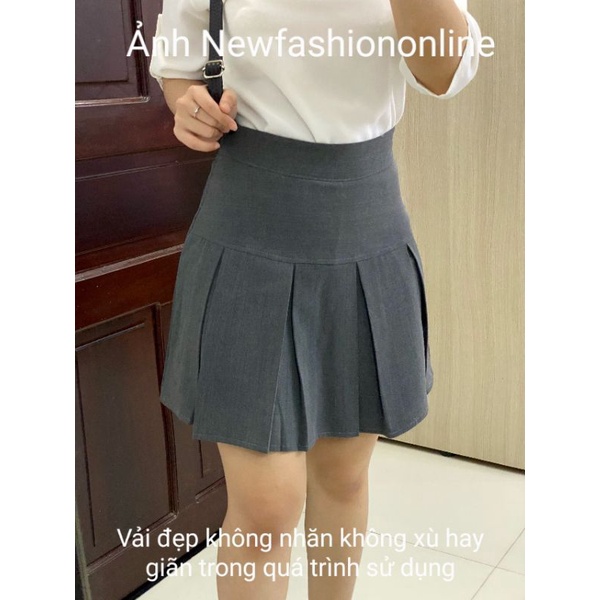 Chân váy Tennis xếp ly bản to dáng ngắn chữ A, Váy ngắn nữ lưng cao tôn dáng chất tuyết mưa loại 1 | BigBuy360 - bigbuy360.vn