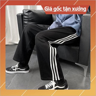 Quần cul 3 sọc nữ - quần thể thao dáng suông unisex