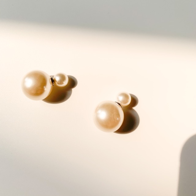 Bông tai pearl (1 đôi trắng cuối)
