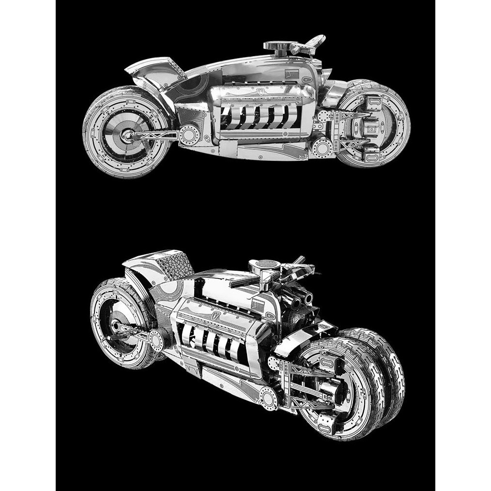 Mô Hình Lắp Ráp kim loại 3d  xe máy