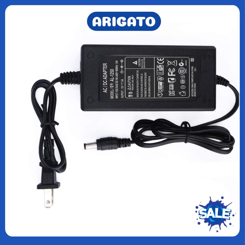 Nguồn Adapter 12V 5A 7A 10A Acbel Delta Letion hàng chất lượng cao giao ngẫu nhiên ARIGATO