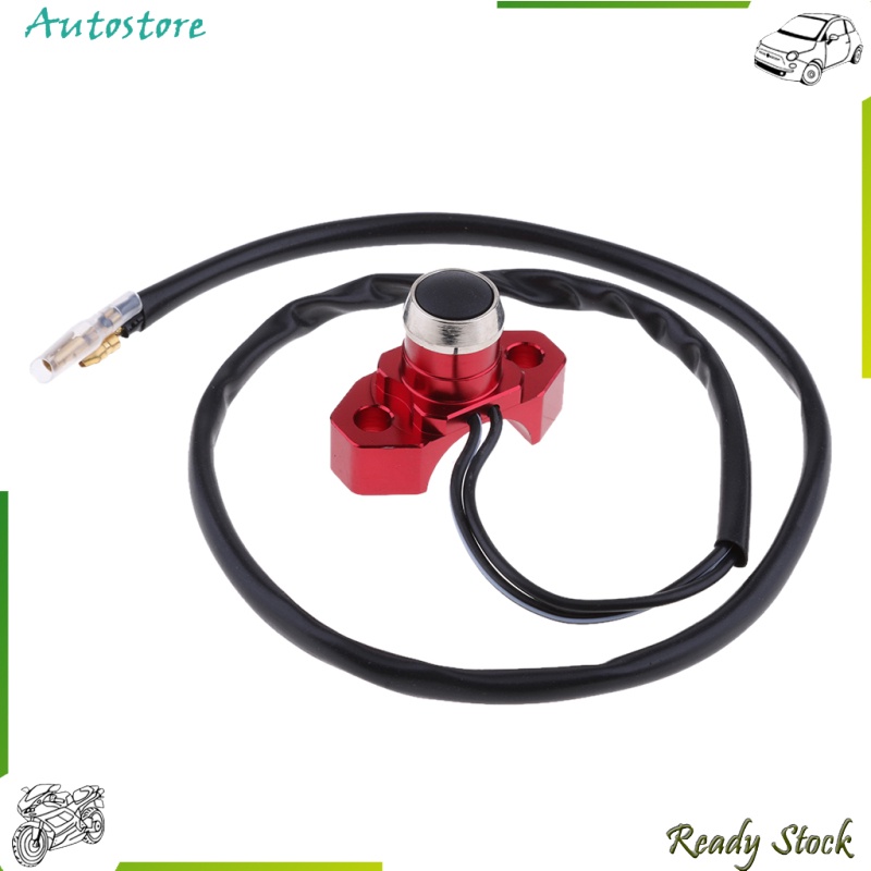 【Autostore】 Engine Stop Start Kill Switch Button For  Motorcycle Quad Dirt Bike Red