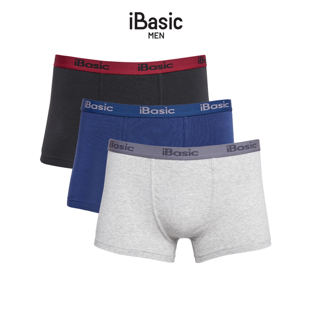 Combo 3 quần lót nam trunk iBasic PANM078 - Hàng mới về