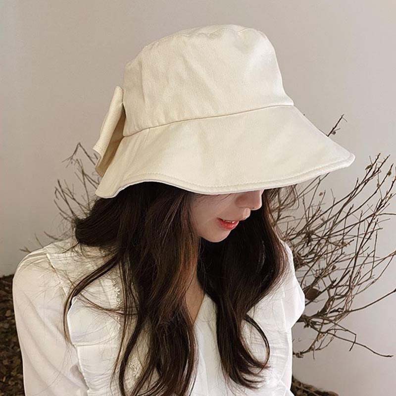 Mũ Hoa Hướng Dương Đính Nơ Thời Trang Mùa Hè Độc Đáo Cho Nữ