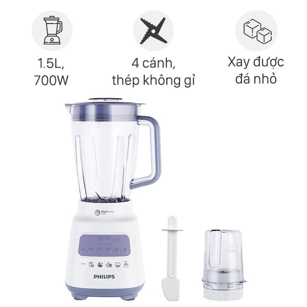 Máy xay sinh tố Philips Blender 5000 Series chính hãng