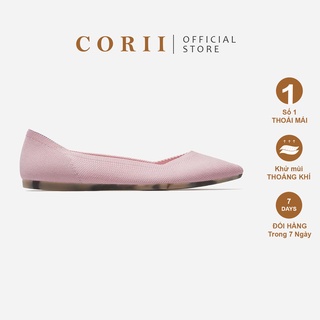 CORII - Giày Búp Bê  Mũi Nhọn Happyride 2.0 Thời Trang và Thoải Mái Nhất - CR01 Hồng