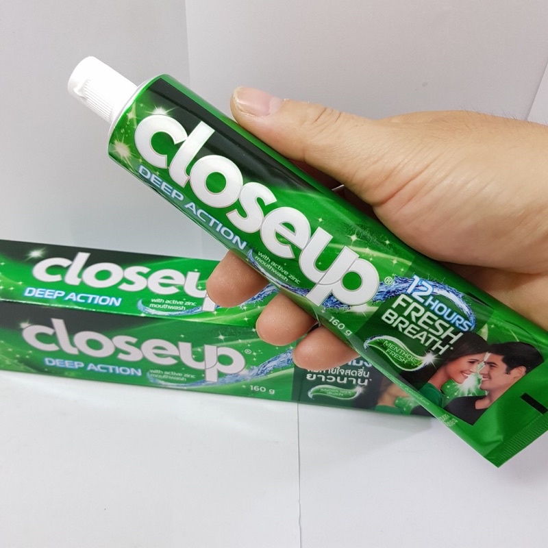 Kem Đánh Răng⚡𝑭𝑹𝑬𝑬 𝑺𝑯𝑰𝑷⚡ Close Up Thái Lan 160g Làm Trắng Bảo Vệ Răng Ngăn Ngừa Vi Khuẩn