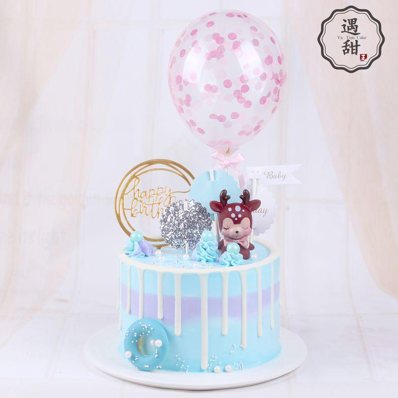 Set que HPBD Baby Love xanh