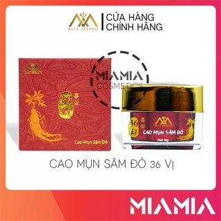 Cao Mụn Sâm Đỏ 36 Vị giảm mụn lâu năm, làm mờ vết thâm chính hãng MeeA Organic