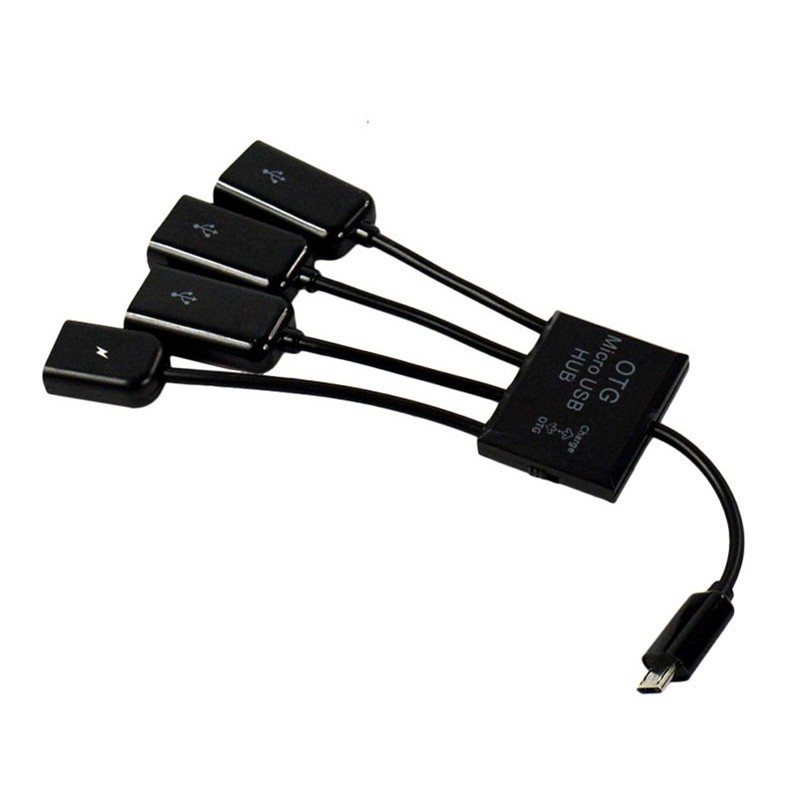 Cáp OTG 4 cổng micro USB