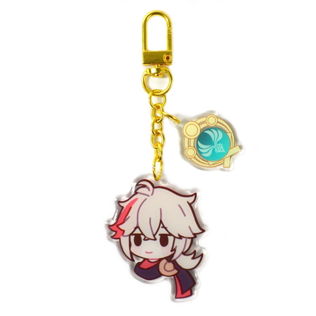 Móc khóa GENSHIN IMPACT ver CHIBI VÀNG mica trong acrylic in hình anime chibi game
