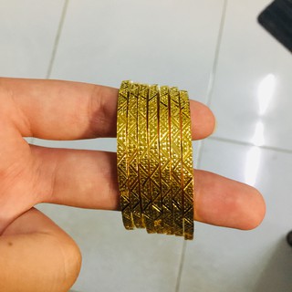 Bộ 7 vòng ximen khóa gài như vàng thật cao cấp