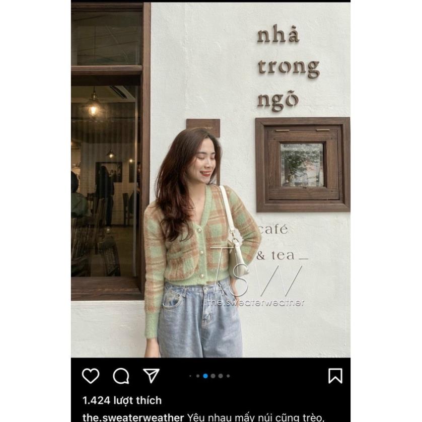 Áo len nữ tay dài, áo len lông nữ dày mượt mặc rất ấm họa tiết cực xinh dễ phối đồ hàng hót trend thu đông 2021 | BigBuy360 - bigbuy360.vn