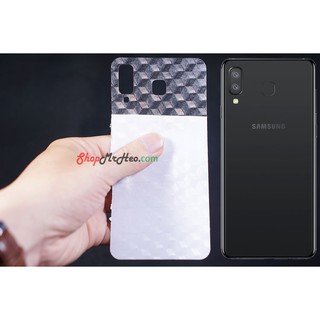 Bộ 3 Skin Dán Mặt Sau Lưng Vân 3D Samsung A8 Star