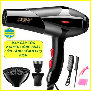 Máy sấy tóc công suất lớn tặng kèm 9 món
