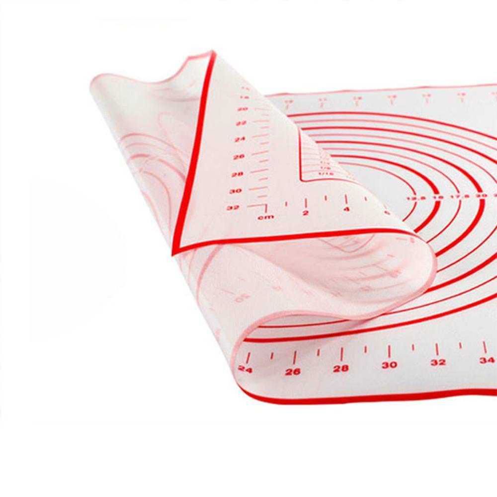 Tấm lót nhào bột làm bánh bằng silicon chống dính tùy chọn màu sắc