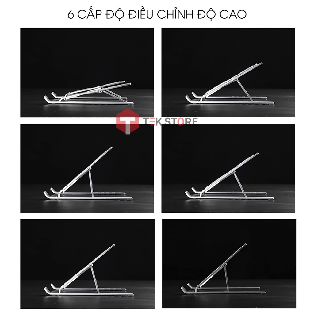 Giá đỡ Laptop - Macbook - Máy tính bảng gấp gọn cao cấp chống đau lưng, mỏi mắt, đau cổ, đau vai gáy | BigBuy360 - bigbuy360.vn