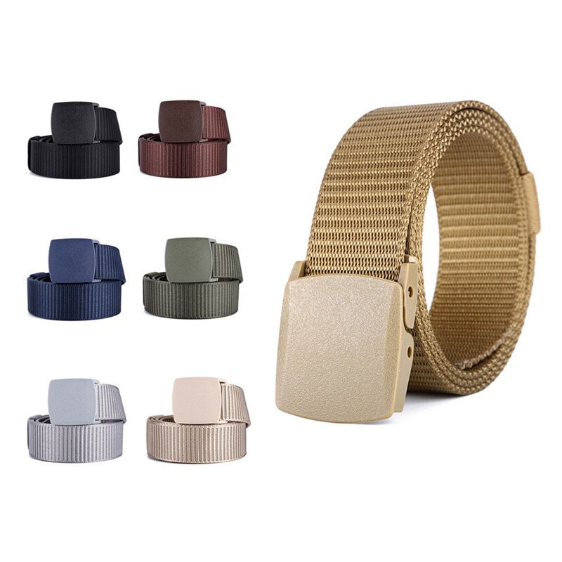 Dây Lưng Quân Đội Không Nhiễm Từ - Cỡ Dây120cm x 3.8cm -An Tâm Không Phải Tháo Khi đi Máy Bay NHUAA