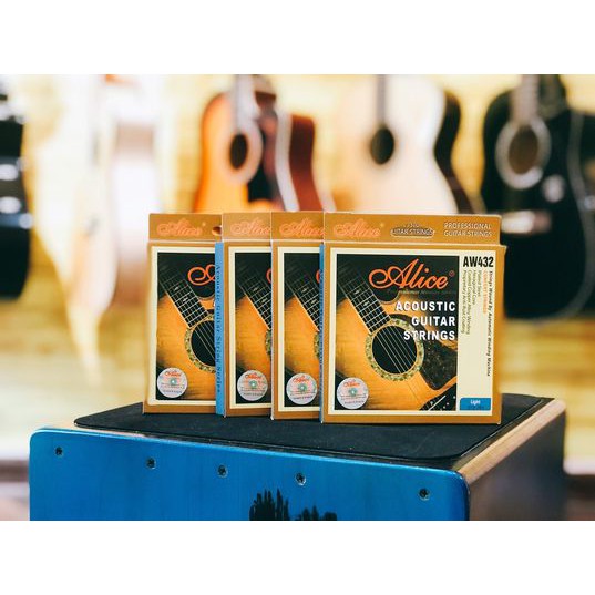 Dây Đàn Cao Cấp Guitar Acoustic Alice 432  Size 11