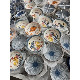 Chén bát ăn cơm sứ-kazacim gốm sứ ceramic cao cấp phòng cách nhật bản