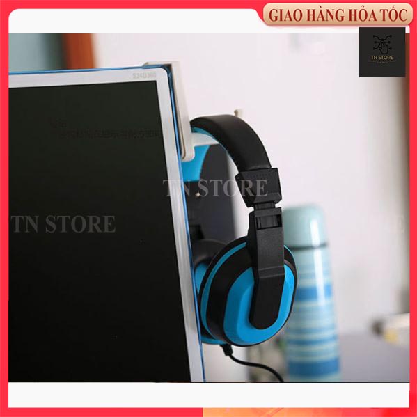 Móc treo tai nghe dán cạnh cạnh màn hình, cạnh bàn siêu tiện lợi