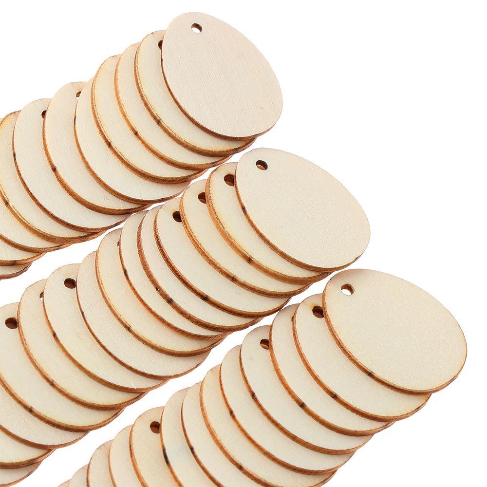 Set 10 / 25 / 50 Quả Trứng Gỗ Treo Trang Trí Lễ Phục Sinh