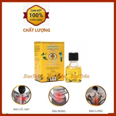 [ HÀNG CHÍNH HÃNG ] DẦU THẬP TỰ VÀNG Nội Địa Thái Lan 3cc