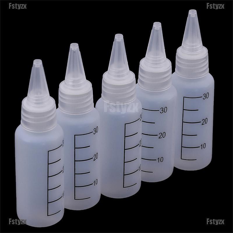 Bộ 10 chai rỗng 10ml 30ml đa năng đựng keo dán