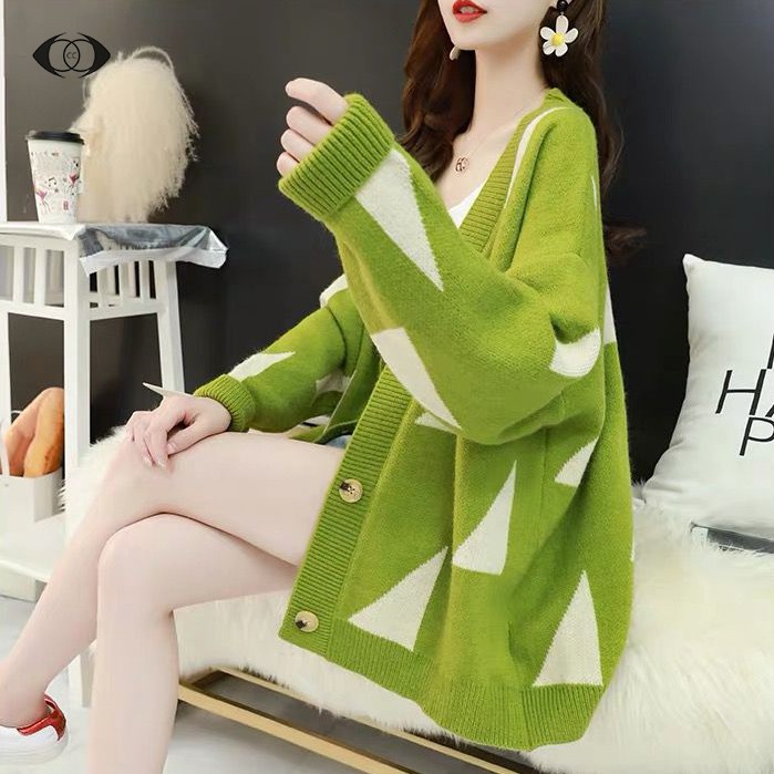 Áo cardigan dệt kim dài tay thời trang xinh xắn cho nữ | BigBuy360 - bigbuy360.vn