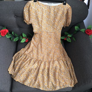 [Ảnh thật shop chụp] Đầm hoa đuôi cá