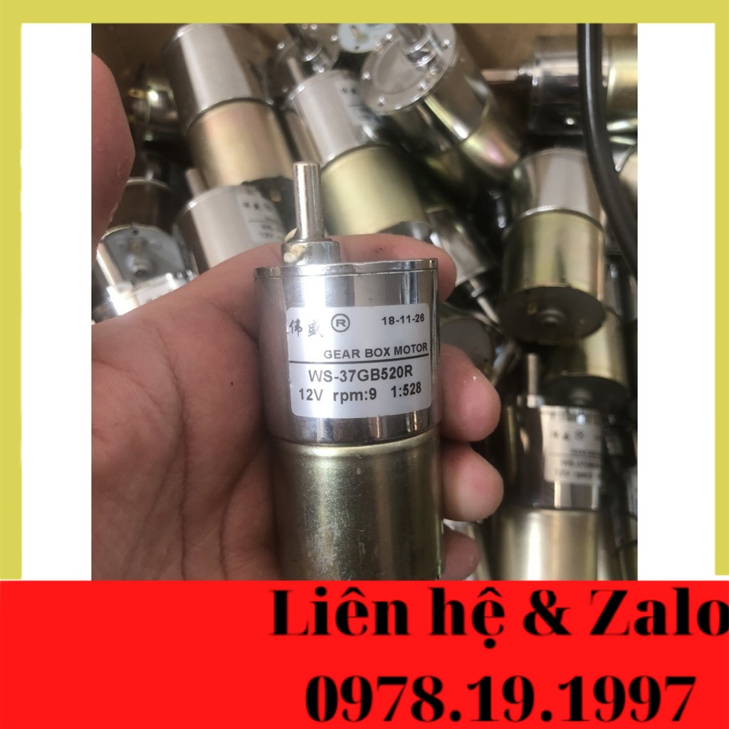 motor giảm tốc 12v 24v chính hảng
