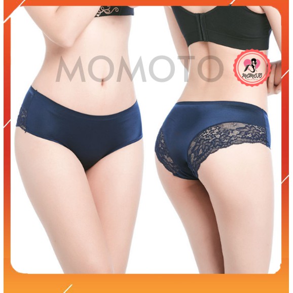 Quần Lót Nữ Không Đường May Phối Ren Vải Nhung Băng Lụa Cao Cấp QL2 | BigBuy360 - bigbuy360.vn