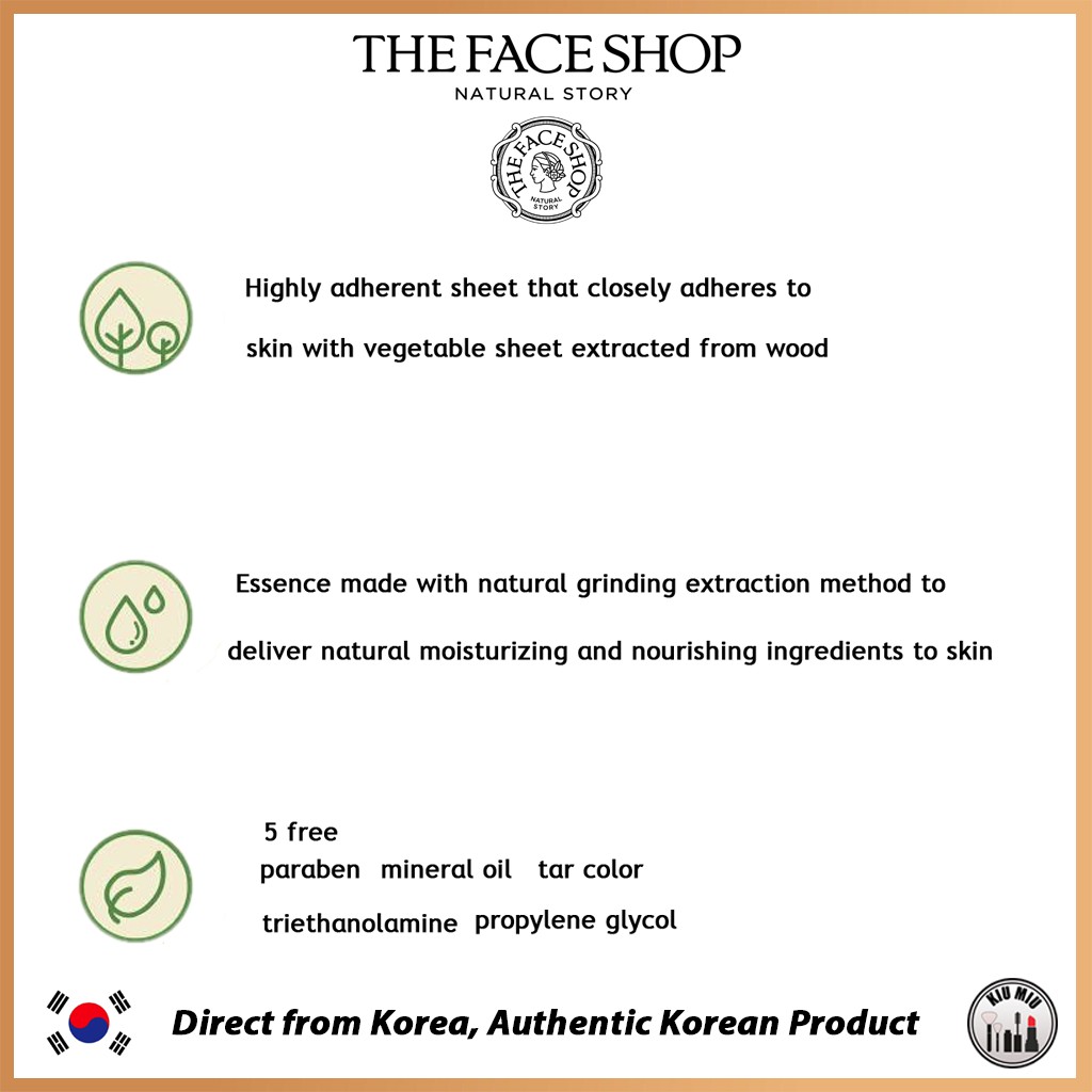 THE FACE SHOP ground mask sheet *ORIGINAL KOREA*